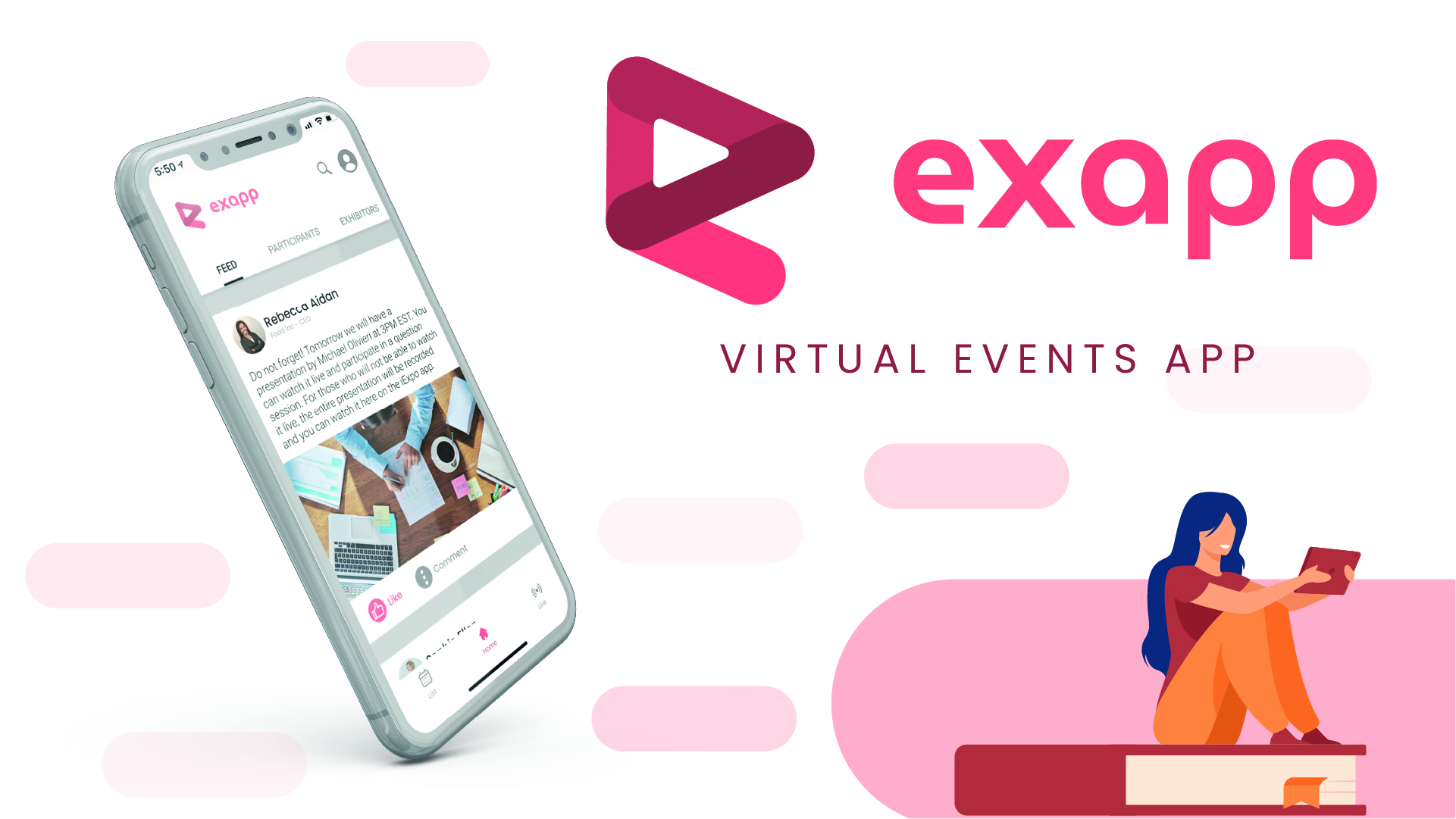 Exapp – Online Event App